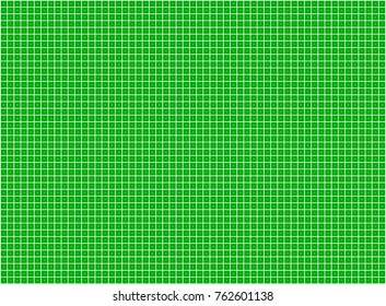 Geometric grid on a green paper texture  Vector blueprint illustration 