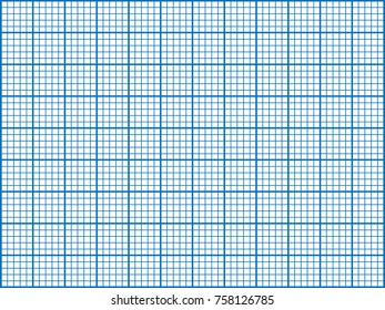 Geometric grid on a white paper texture  Vector blueprint illustration 