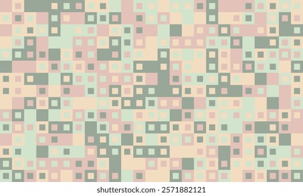 Geometric grid pattern with textured cubes and bright colours. Great for trendy, minimal designs, fabric prints, or background decor.
