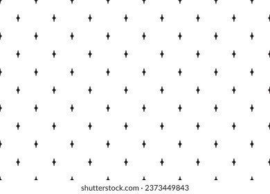 Geometric of grid of regular pattern. Design symbols black on white background. Design print for illustration, textile, fashion, sticker, wallpaper, background. Set 17