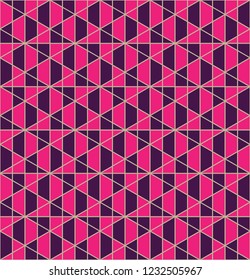 Geometric grid seamless pattern design, abstract repeat background for web and print