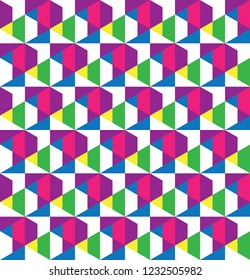 Geometric grid seamless pattern design, abstract repeat background for web and print