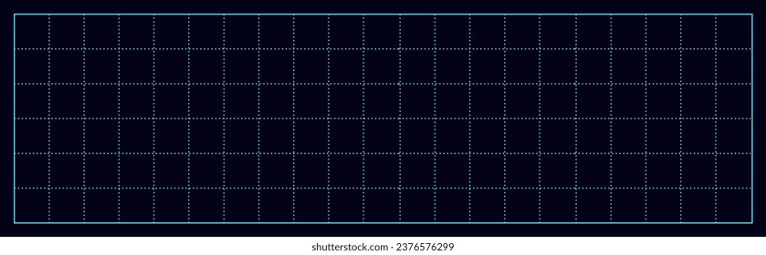 Geometric grid with squares background. Graphic blank white template with black lines for drafting and technical design with millimeter vector markings