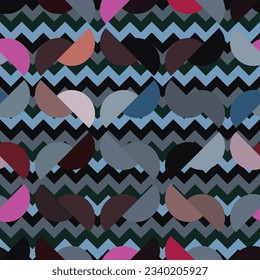 geometric grid stylized seamless pattern. Vector background. Luxury repeat design for decor and wrapping. 