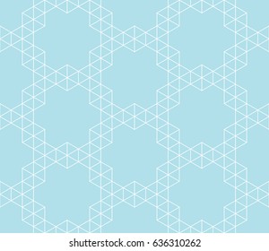 geometric grid triangle seamless vector pattern minimal background