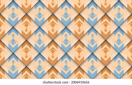 Geometric groovy pattern simple design