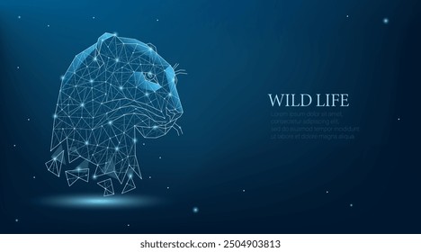 Geometric guepard in the wild life