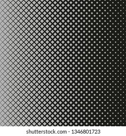 Geometric Halftone Abstract Background, white and black color. Vector 