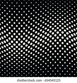 geometric halftone circle minimal graphic vector pattern