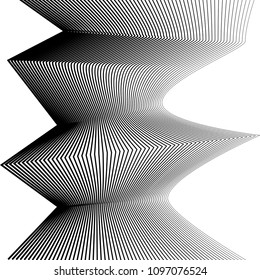 Geometric halftone design element.  Monochrome graphic. Minimal covers design.
