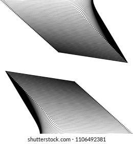 Geometric halftone design element. Monochrome graphic. Minimal covers design.