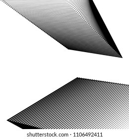 Geometric halftone design element. Monochrome graphic. Minimal covers design.