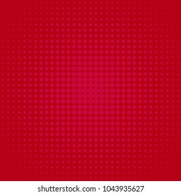 Geometric halftone dot pattern background - vector design from circles