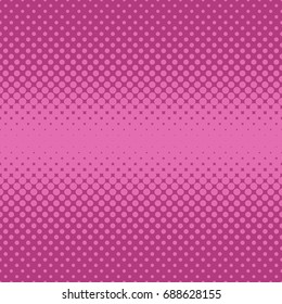 Geometric halftone dot pattern background - vector graphic design from circles in varying sizes