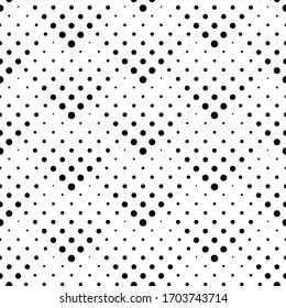 Geometric halftone dot style seamless pattern design