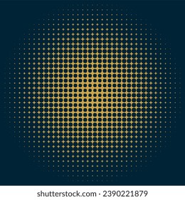 Geometric Halftone Faded Gradient Texture. Retro pixilated vector. Grunge halftone grid background. 