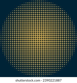 Geometrisches Halftone verblasste Farbstruktur. Retro-pixelige Vektorgrafik. Grunge halftone Gitterhintergrund. 