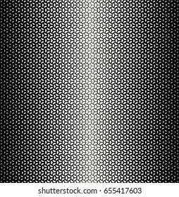 geometric halftone gradient pentagon seamless vector pattern