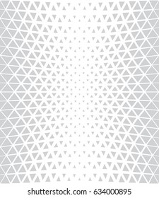 geometric halftone gradient triangle seamless vector pattern