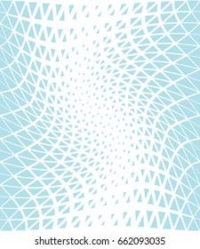 geometric halftone gradient triangle seamless vector pattern