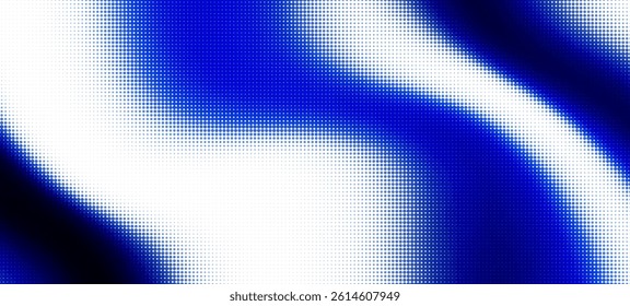 Geometric Halftone Pattern with Dots and Raster Background. Modern Vector Design for Professional Presentations. Abstract Graphic Element in Elegant Style. Vintage Artistic Effect.