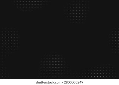 Geometric halftone pattern with fading black and white dot clusters dotpattern fadinggradient
