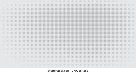 Padrão de meio-tom geométrico com um ponto focal central suave formado por micropontos, fornecendo um fundo moderno, abstrato e visualmente equilibrado.