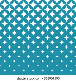 geometric halftone stars decorative art pattern background