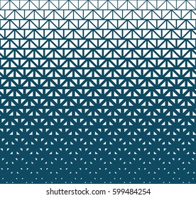 geometric halftone triangle minimal graphic vector pattern