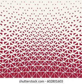 geometric halftone triangle minimal graphic vector pattern
