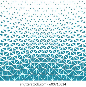 geometric halftone triangle minimal graphic vector pattern