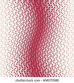 geometric halftone triangle minimal graphic vector pattern