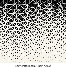 geometric halftone triangle minimal graphic vector pattern