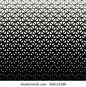 geometric halftone triangle minimal graphic vector pattern