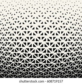 geometric halftone triangle minimal graphic vector pattern