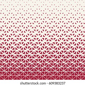 geometric halftone triangle minimal graphic vector pattern