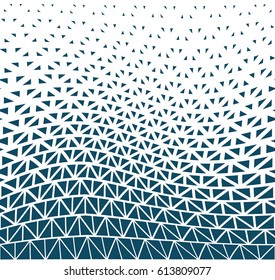 geometric halftone triangle minimal graphic vector pattern