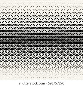 geometric halftone triangle minimal graphic vector pattern