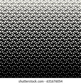 geometric halftone triangle minimal graphic vector pattern
