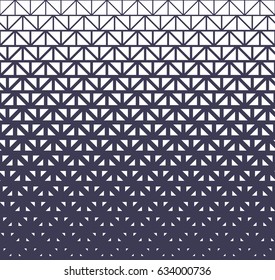 geometric halftone triangle minimal graphic vector pattern