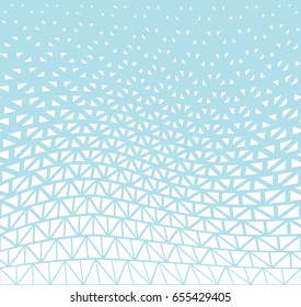 geometric halftone triangle minimal graphic vector pattern