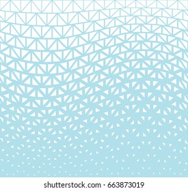 geometric halftone triangle minimal graphic vector pattern