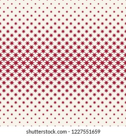 Geometric halftone vector pattern with stars. Usable as border, design element or background.