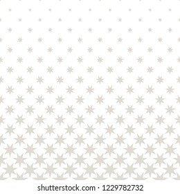 Geometric halftone vector pattern with stars. Usable as border, design element or background.