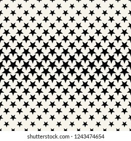 Geometric halftone vector pattern with stars. Usable as border, design element or background.