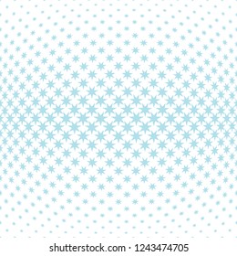 Geometric halftone vector pattern with stars. Usable as border, design element or background.