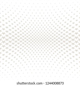 Geometric halftone vector pattern with stars. Usable as border, design element or background.