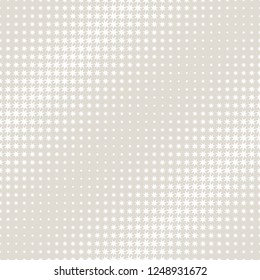 Geometric halftone vector pattern with stars. Usable as border, design element or background.