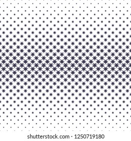 Geometric halftone vector pattern with stars. Usable as border, design element or background.