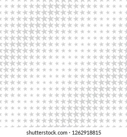 Geometric halftone vector pattern with stars. Usable as border, design element or background.